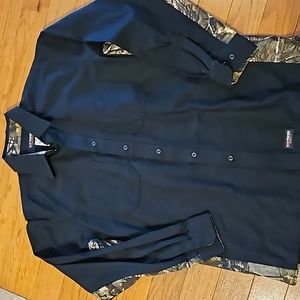 Wrangler Workwear Men's Button Down NWOT Camo thick